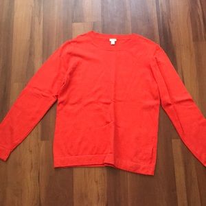 NWOT J.Crew Orange Wool sweater